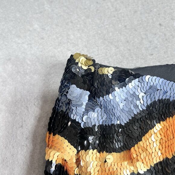 CACHE Straight Skirt Women’s 10 Multicolor Sequin Cocktail Short Length NWT - Picture 8 of 13